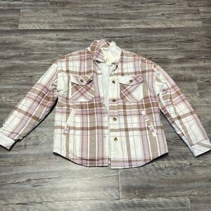 Aeropostale plaid jacket size L